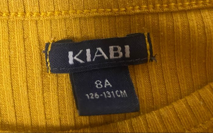 Robe »Kiabi »jaune moutarde - photo numéro 4