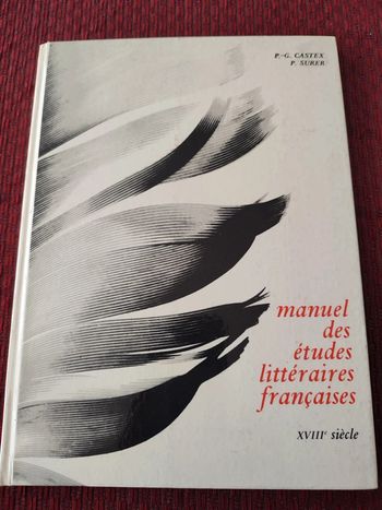 Ancien Manuel des études littéraires françaises XVIIIème siècle