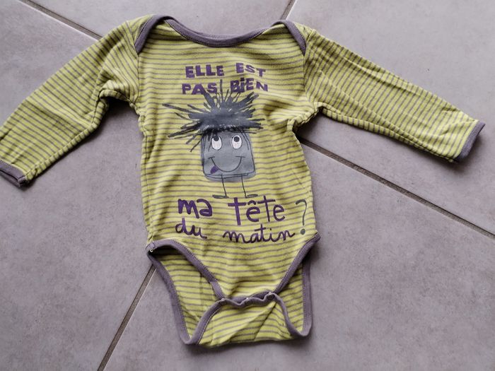 Body Du pareil au même, taille 12 mois