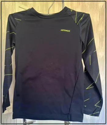 T shirt manche longue artengo décathlon taille 5/6ans