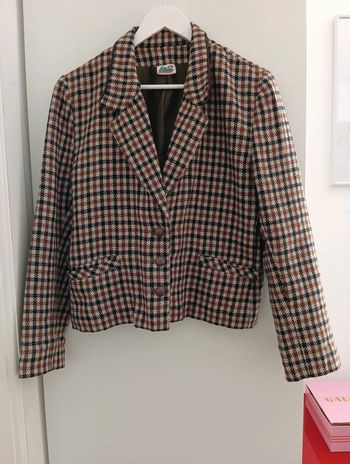 Veste à carreaux Etam vintage