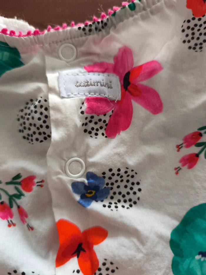 Ensemble robe bébé 9 mois Catimini très bon état - photo numéro 4