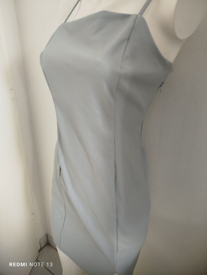 #kytieMfemme. Robe bretelles en cuir synthétique taille M - photo numéro 3