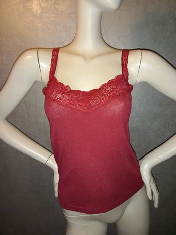 top bordeaux et dentelle sud express taille 38