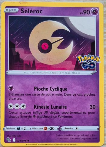 Séléroc Pokémon Go