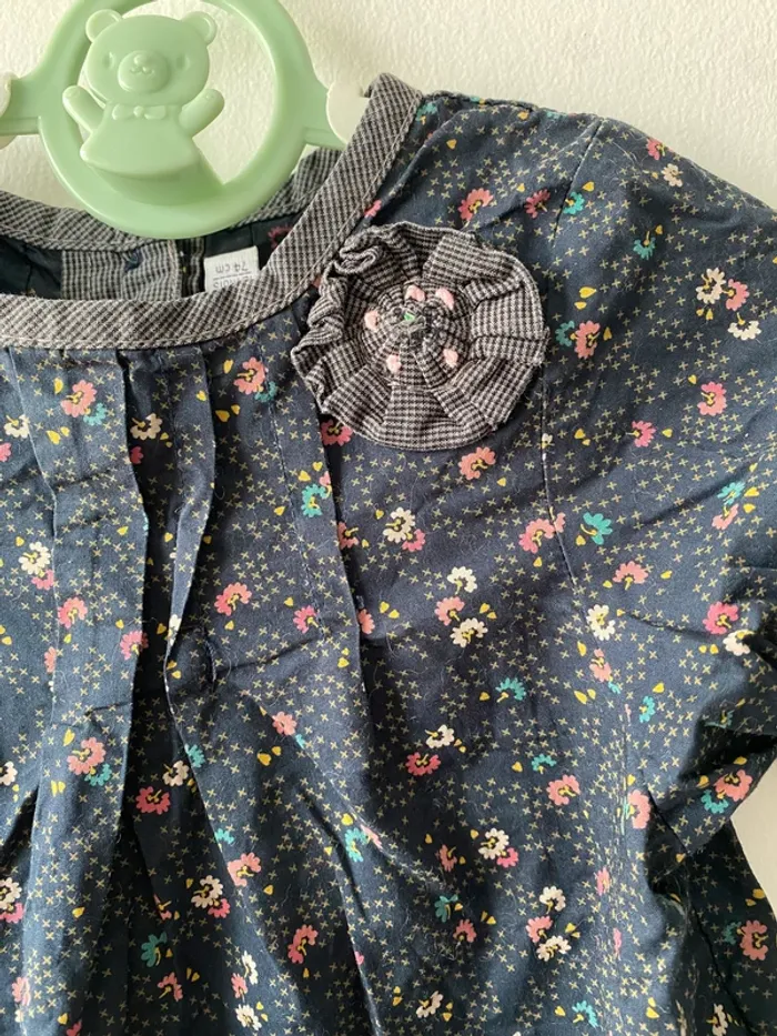 Blouse fleurie Sergent Major 12 mois - photo numéro 2