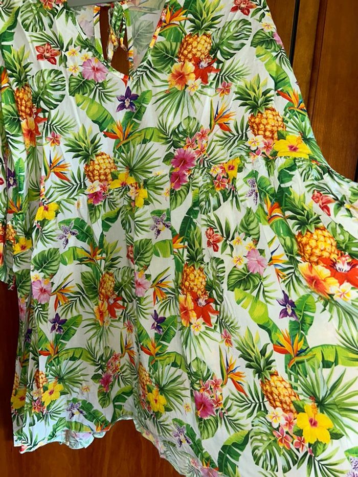 Robe fleurie été Chantal B taille unique - photo numéro 4