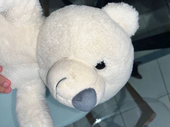 Peluche ours blanc - photo numéro 3