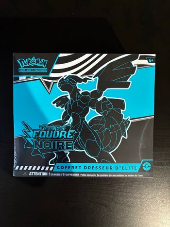 Coffret Dresseur d’Élite ETB Pokémon EV10.5 Foudre Noire en Français