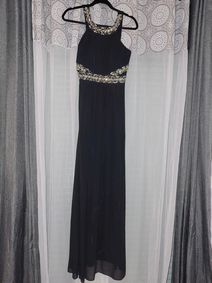 Robe de soirée à strass - photo numéro 2