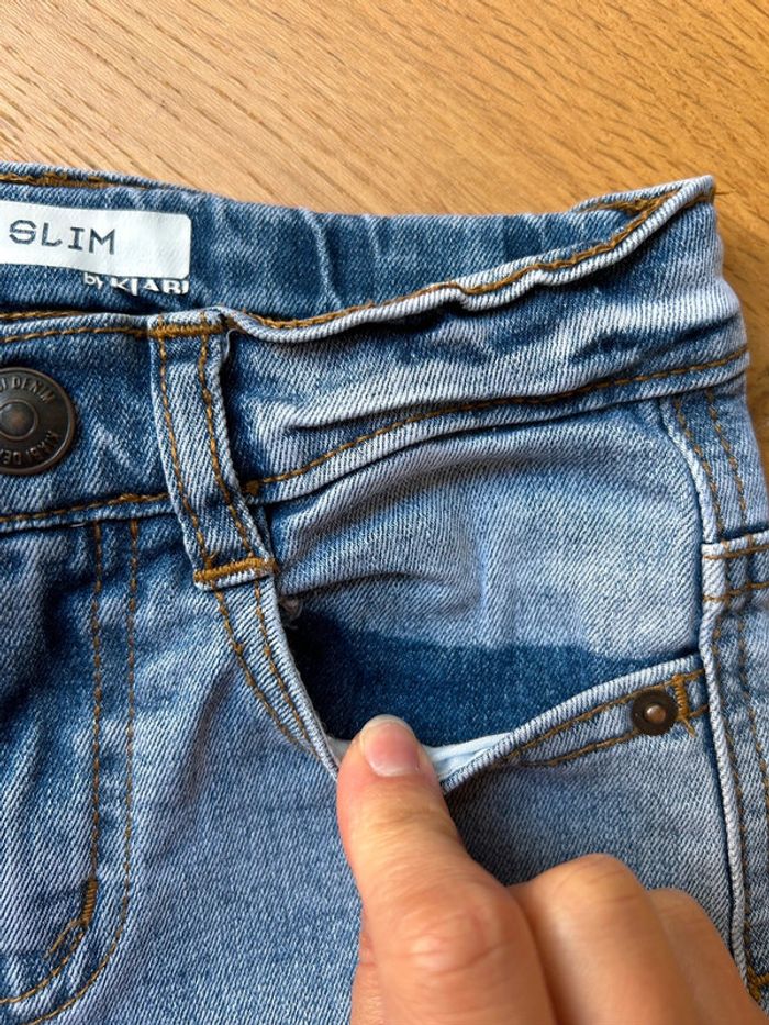 Bermuda short long en jeans délavé garçon Kiabi - photo numéro 2