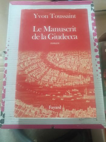 Livre grand format Yvon Toussaint le manuscrit de la Giudecca