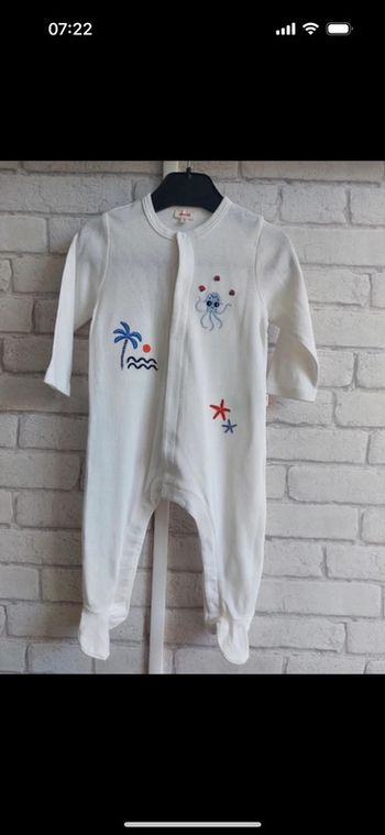 Pyjama 100% coton Catimini taille 12 mois