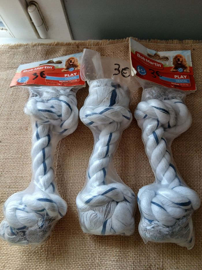 Lot de 3 jouets Cordes pour chien 10-25kg - photo numéro 4