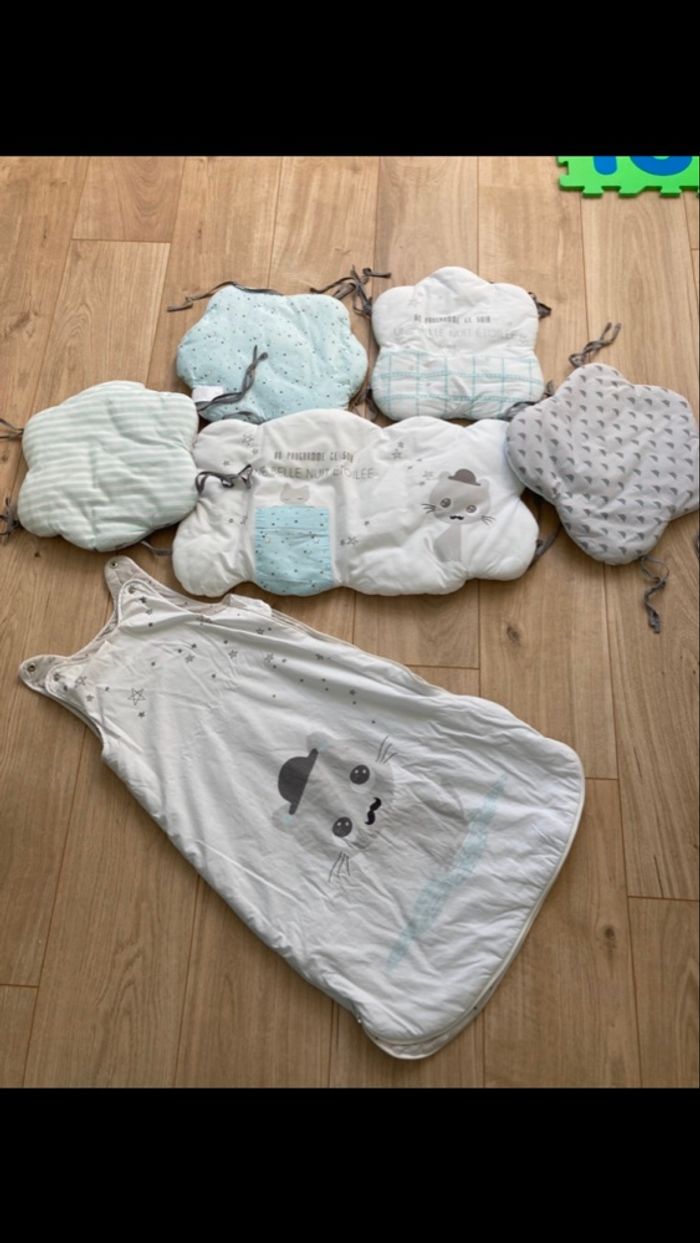 Ensemble tour de lit + gigoteuse 6/18mois - photo numéro 2