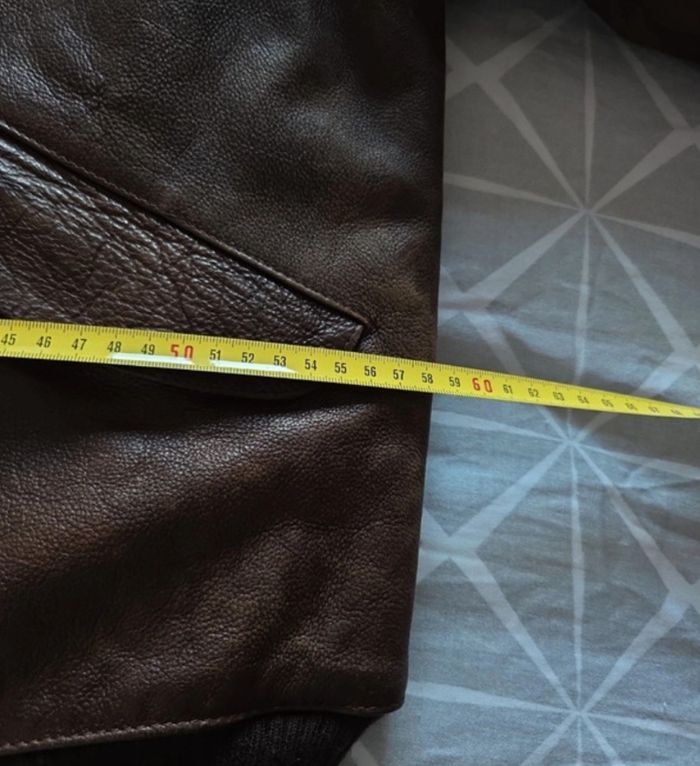 Blouson cuir véritable T.XXL - photo numéro 7