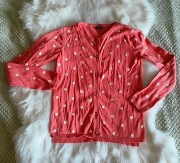 Gilet pois Kiabi 10 ans