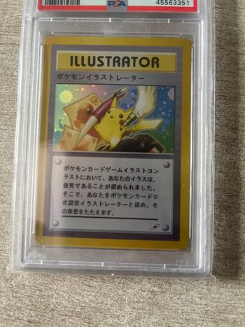 Carte promo Japonaise 1998  holo illustrator  grade 9