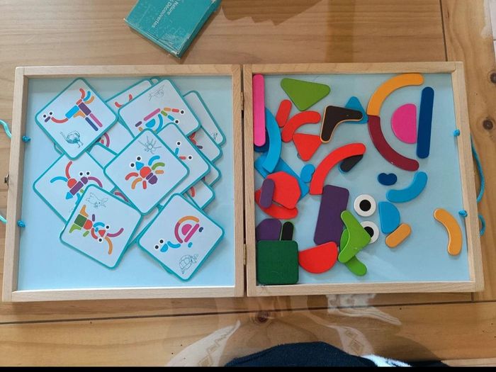 Tableau magnétique géoformes animaux - photo numéro 2