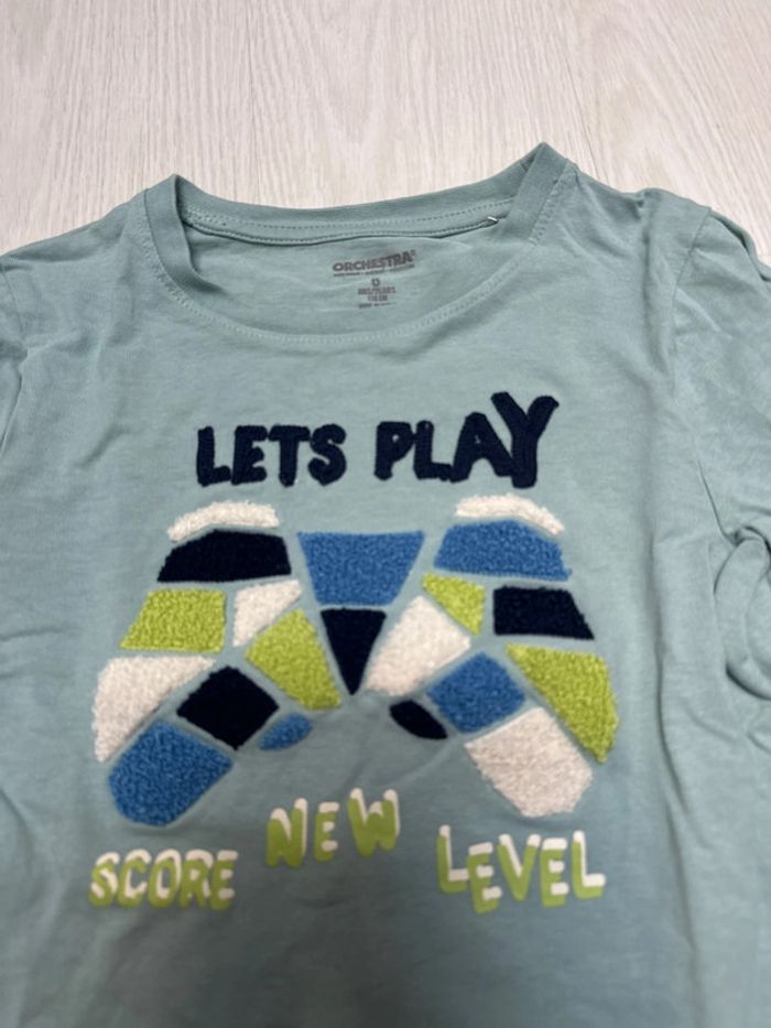 T-shirt vert, orchestra six ans - photo numéro 2