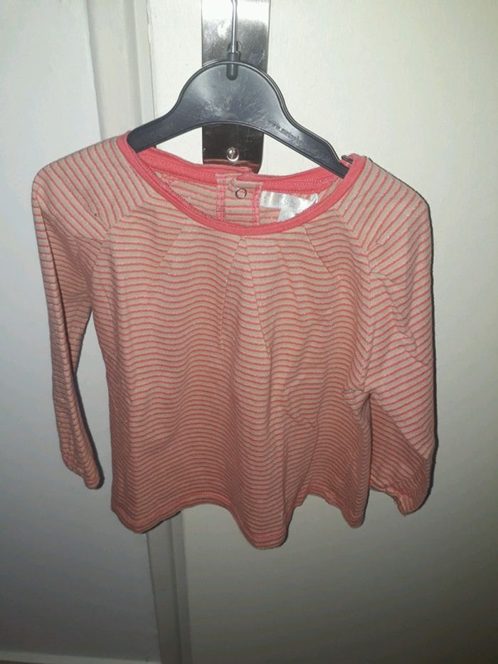 T-shirt manches longues fille Kitchoune 18 mois