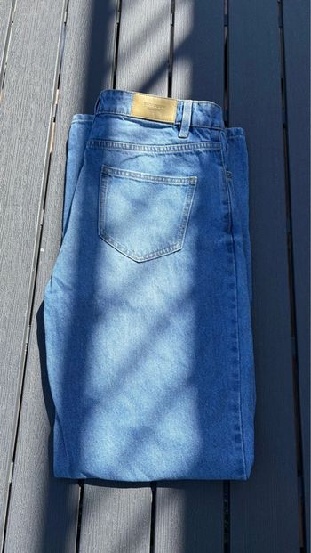 Jean bleu large évasé Gémo taille M femme