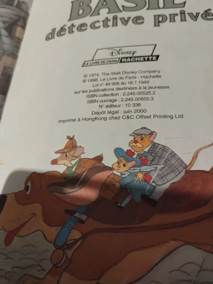 Livre Disney : Basil détective privé - photo numéro 3