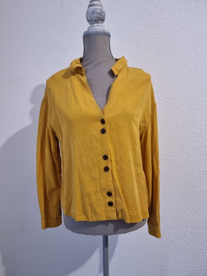 Chemise moutarde Zara