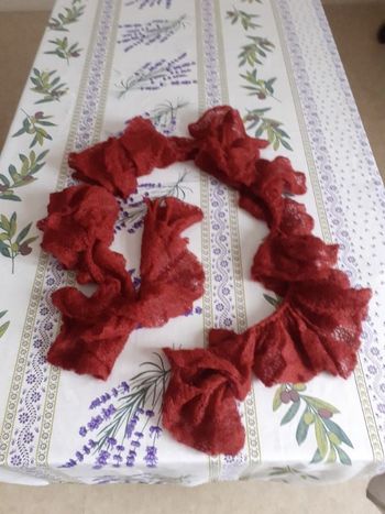 Écharpe rouge