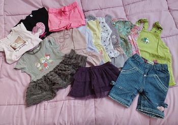 Lot fillette bébé 6 mois - 14 Vêtements printemps été