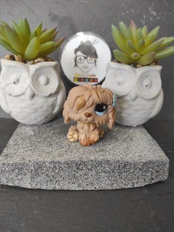 My Littlest Petshop LPS  chien bobtail 678 dog #geektradelpschien