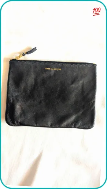 Pochette femme Comme Des Garçon noir