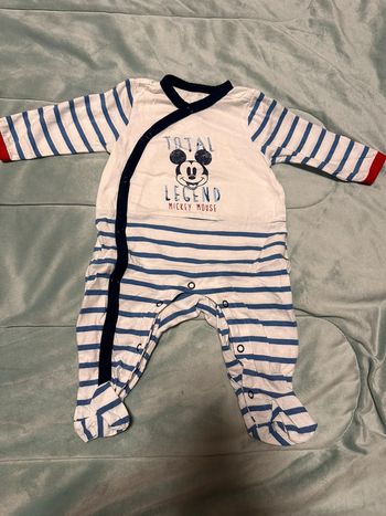 Grenouillère 1 mois Mickey Disney