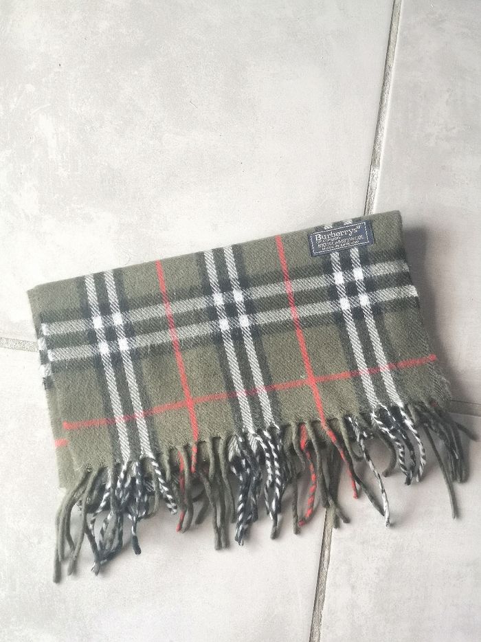 Écharpe Burberry verte