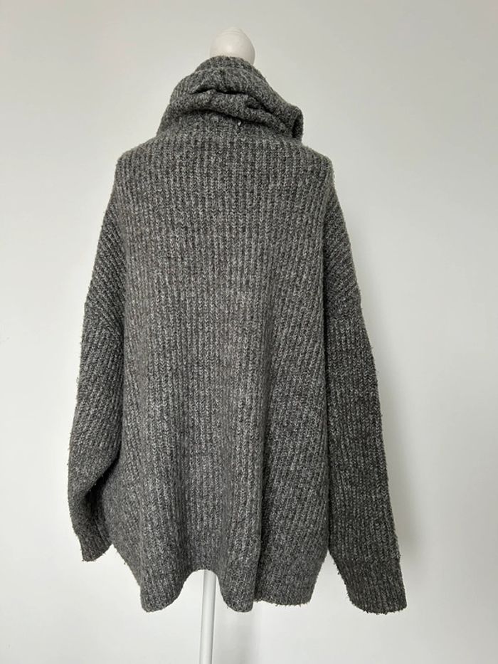 Pull Zara maille col roulé S sweater maglione suéter trui Sweat-shirt haut sweat t-shirt manches - photo numéro 3