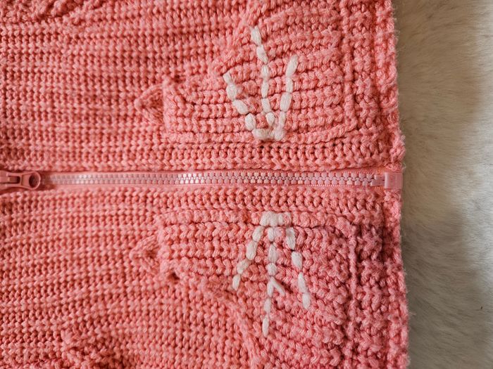 🌟TEX- Gilet rose bien chaud - Taille 3 mois - photo numéro 3