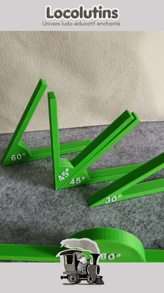 🚂 Outils géométrie ▪ mesure des angles avec trousse - photo numéro 2