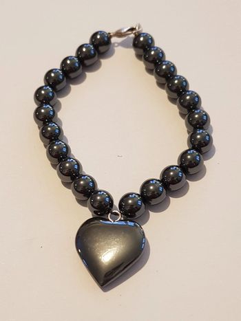 Bracelet pierre et coeur