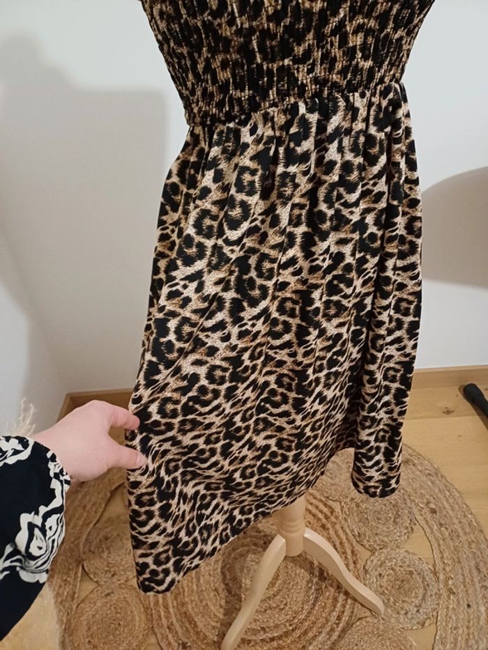 Robe bustier Léopard fluide Ocean Club taille XS/S 34/36 - photo numéro 4