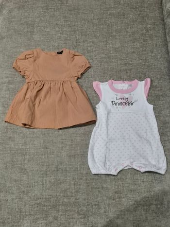 Robe et combishort 3 mois