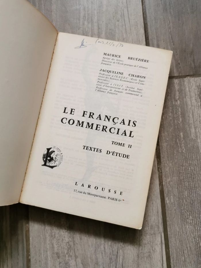 Le Français commercial textes d'étude 2 Larousse - photo numéro 6