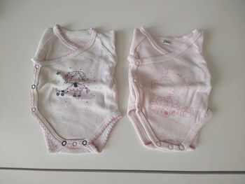 Lot de 2 bodys ML T.00 M