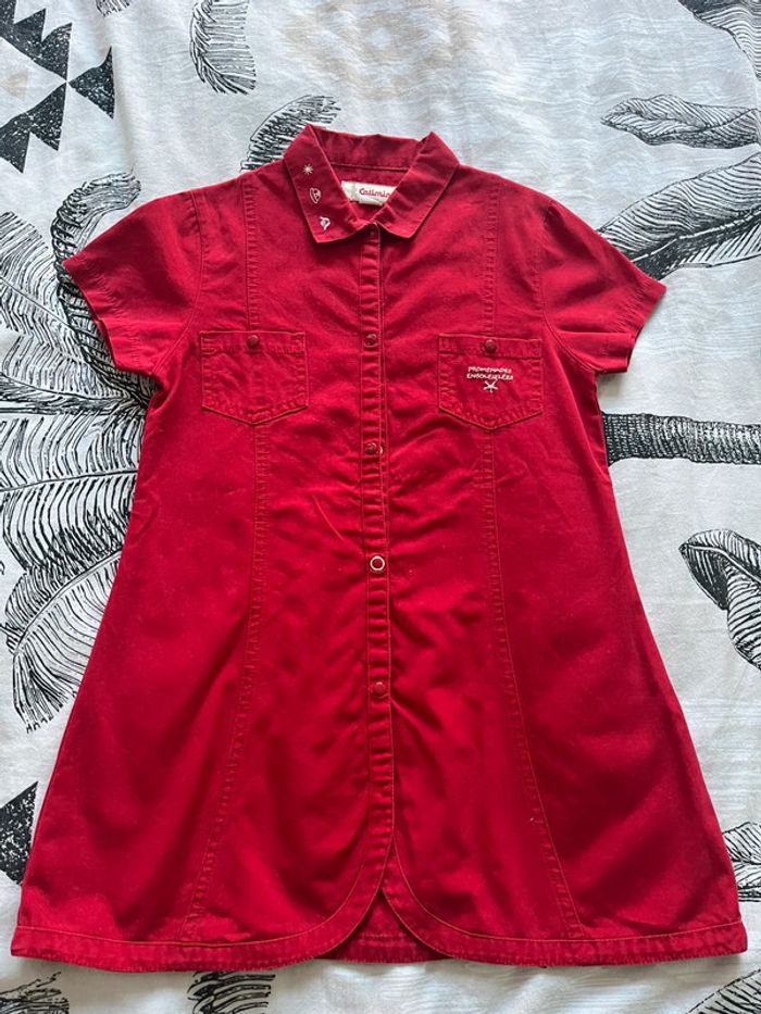 Robe Rouge Manche Courte Catimini