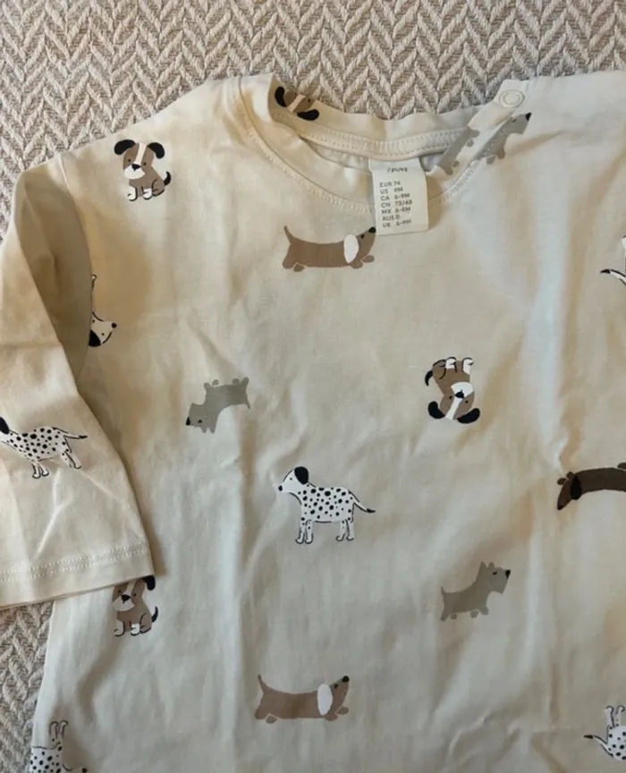 Lot t-shirt chemise 9 mois bébé - photo numéro 6