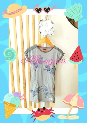 Robe grise Flo 8ans