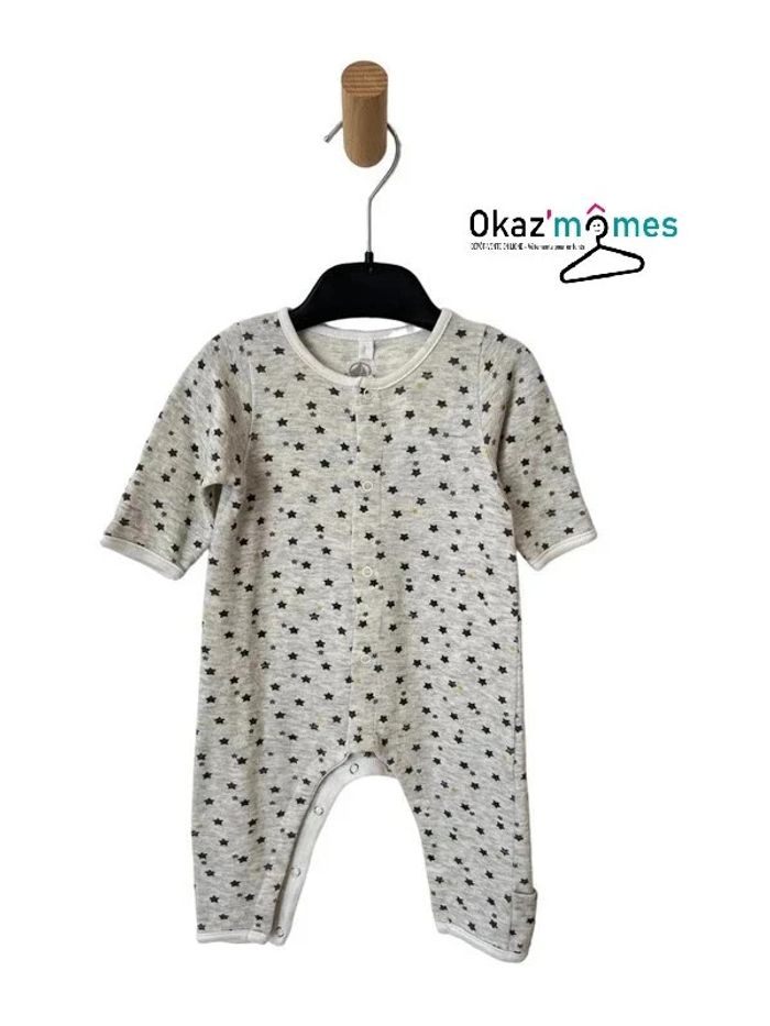 Pyjama / Combinaison longue à étoiles - Petit Bateau 3 mois (60cm)