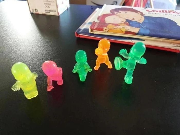 Lot de 5 babies fluo