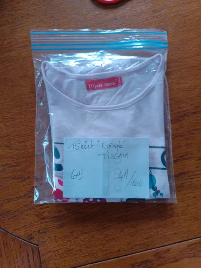 T-shirt "épingle" Tissaia 4A - photo numéro 4