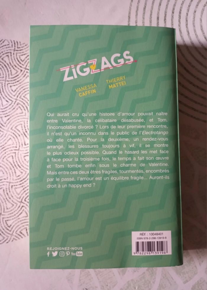Livre " Zigzags " de Vanessa Caffin & Thierry Mattei 🌻🌾 - photo numéro 3