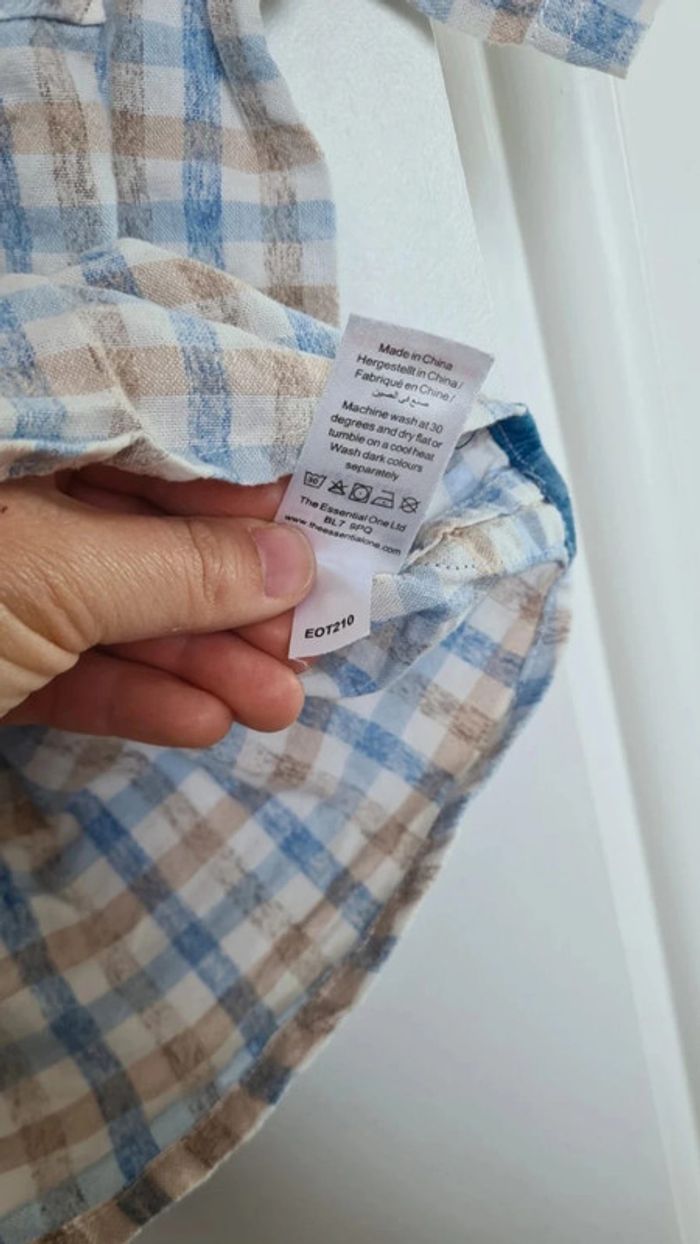 Chemise d'été manches courtes garçons 4-5 ans - photo numéro 8